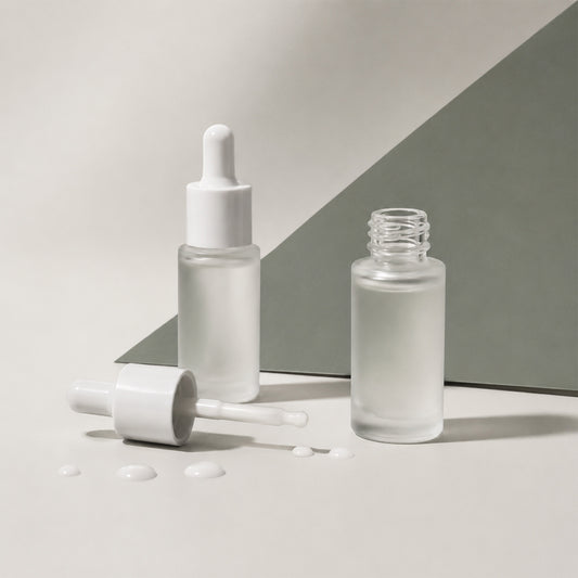15 mL Frosted Glass Dropper Bottle