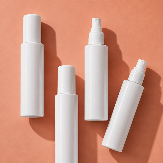 120 mL White PET Spray Bottle