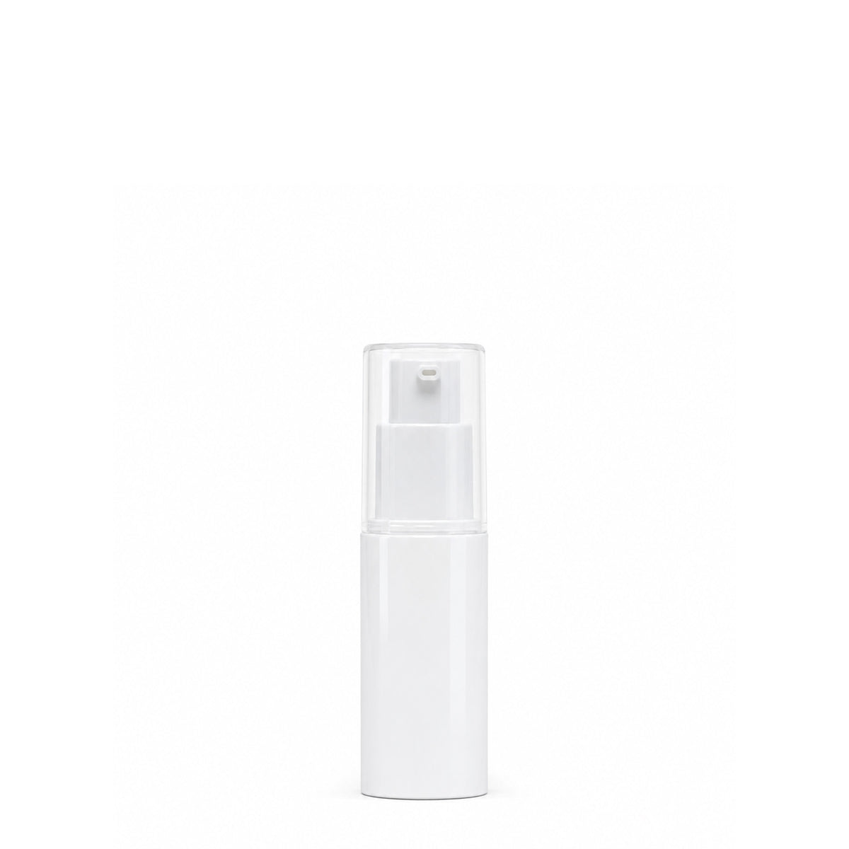 15 mL White Airless Pump Bottle