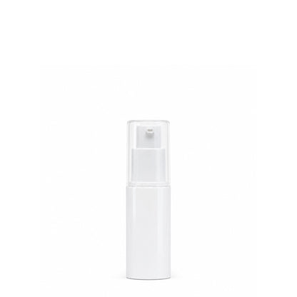 15 mL White Airless Pump Bottle