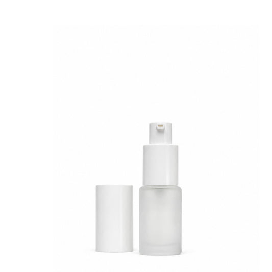 15 mL Frosted Glass Pump Bottle
