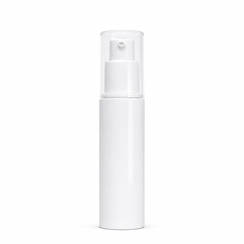 50 mL White Airless Pump Bottle