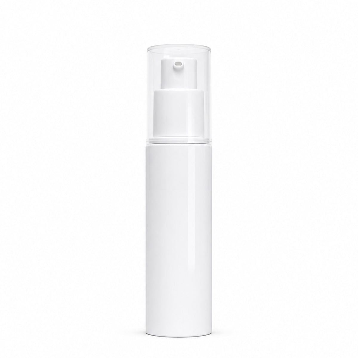 50 mL White Airless Pump Bottle