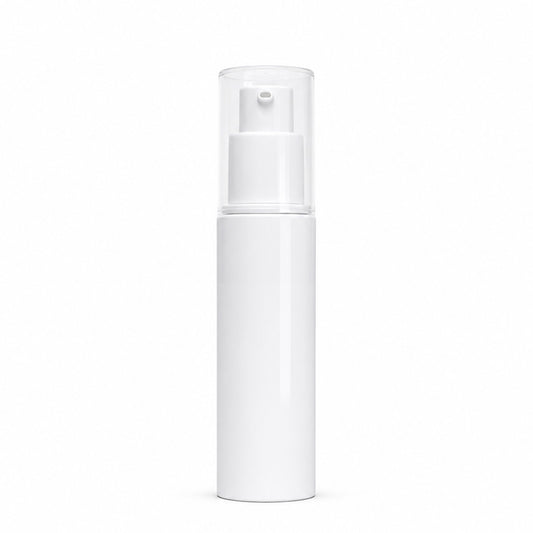 50 mL White Airless Pump Bottle
