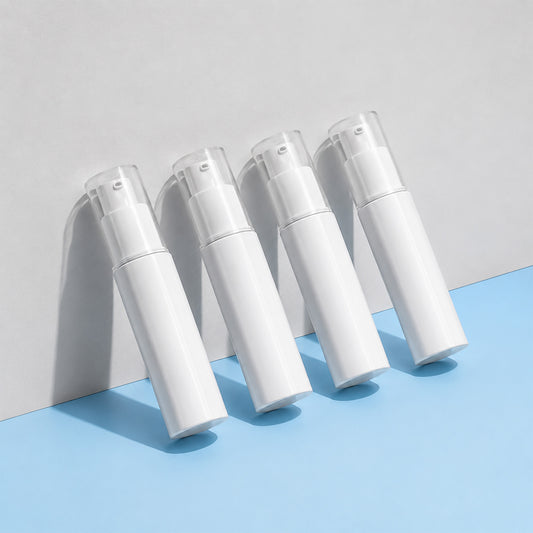 50 mL White Airless Pump Bottle